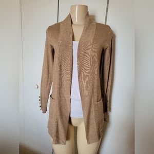 JM colección, gold cardigan, size PP, small, NWT